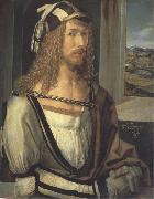 Albrecht Durer Self-Portrait with Landscape oil